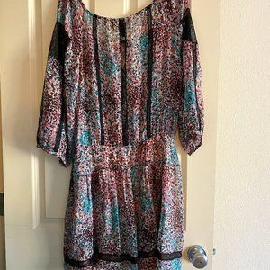 Multi-colored mid length dress